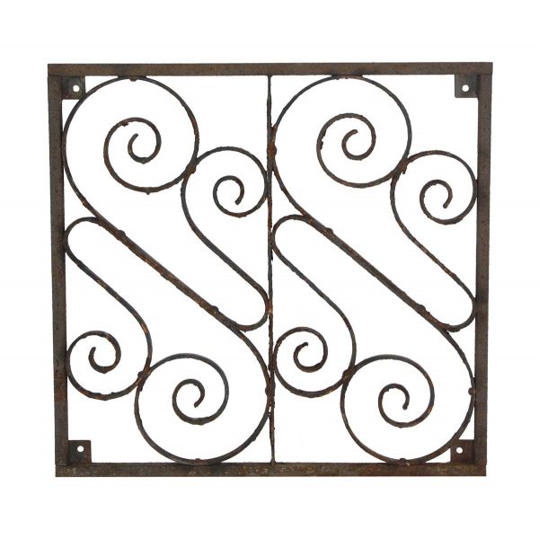 Decorative Metal - Wrought Iron Antique Curls Gate or Tabletop Panel