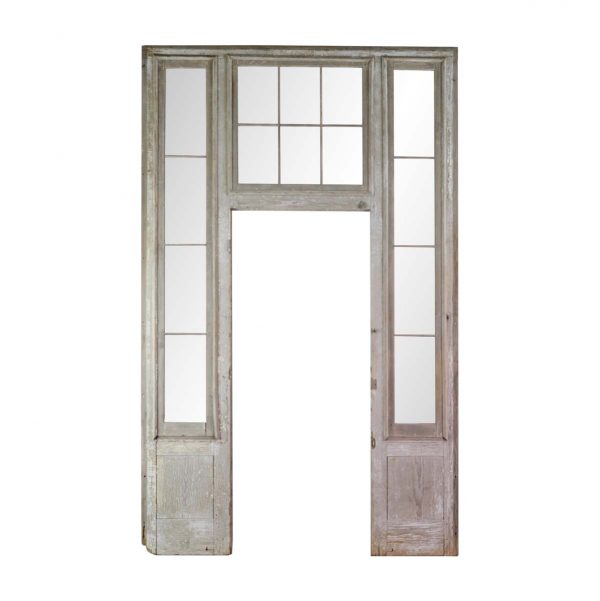 Door Surrounds - Late 1800s Entry Door Side Lites & Transom Surround