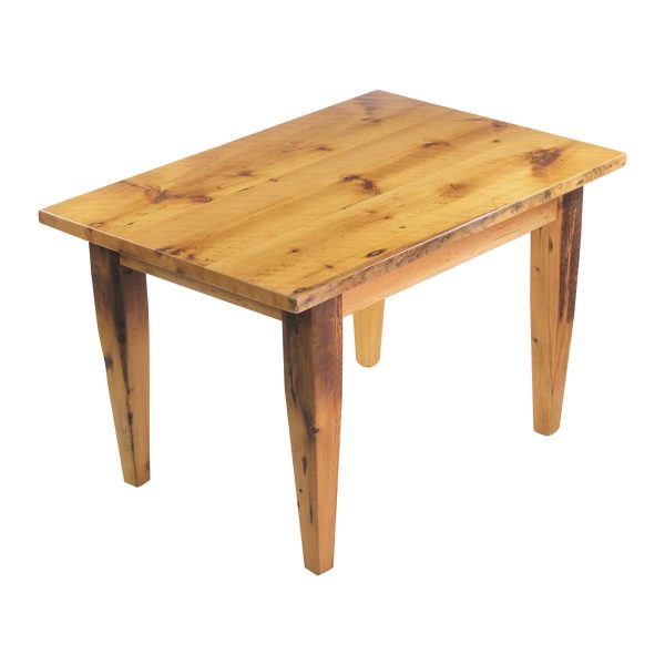 Farm Tables - Handmade 4 ft Rustic Pine Tapered Legs Dining Table