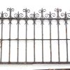 Railings & Posts - Wrought Iron Fence with Attached Gate