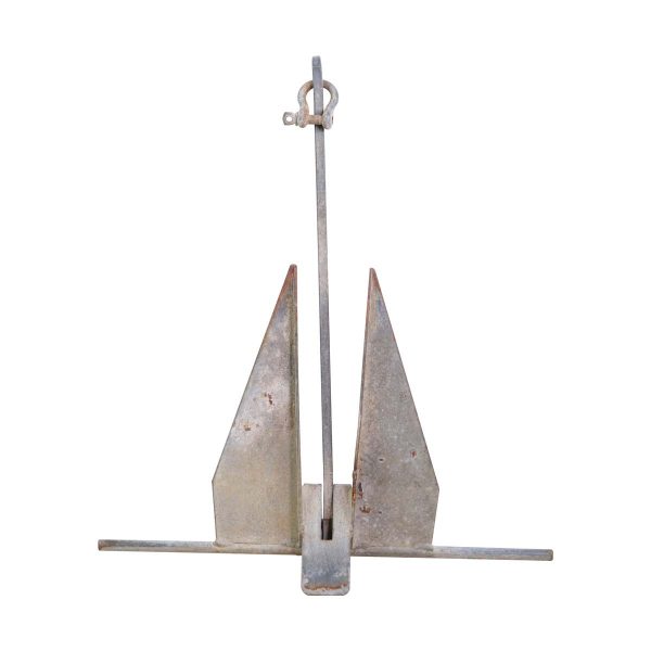 Nautical Antiques - Vintage Galvanized Steel Anchor