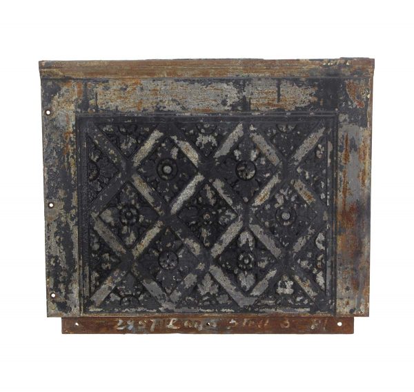 Screens & Covers - Reclaimed Ornate Floral Cast Iron Panel 39 x 33