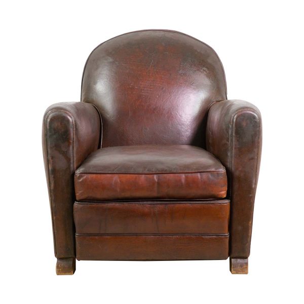 Seating - European Rounded Back Leather Club Chair
