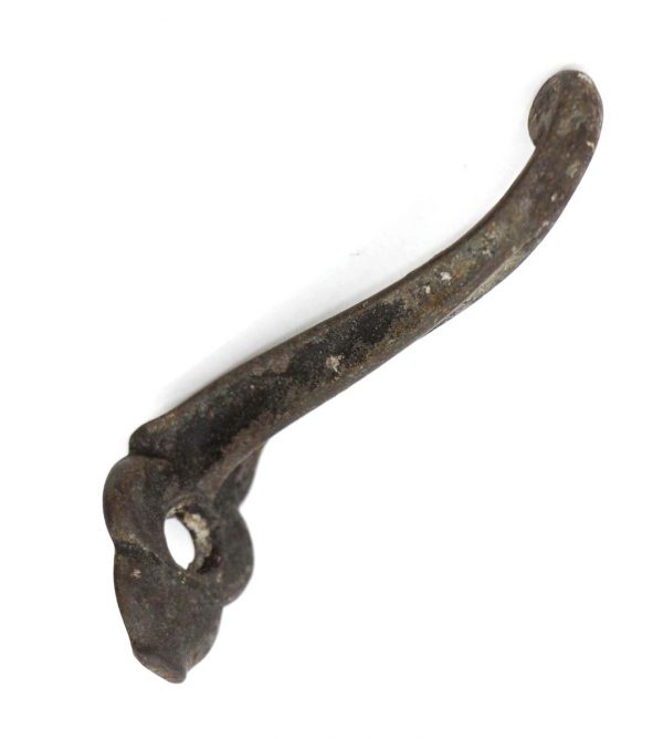 Single Hooks - Antique 1 Arm Cast Iron Wall Hook