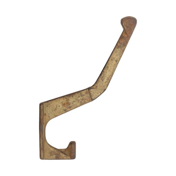 Single Hooks - Antique Mid Century Double Arm Wall Hook