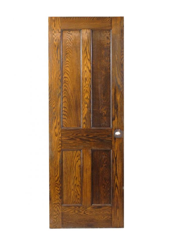 Standard Doors - Antique 4 Vertical Pane Oak Passage Door 83.5 x 29.75