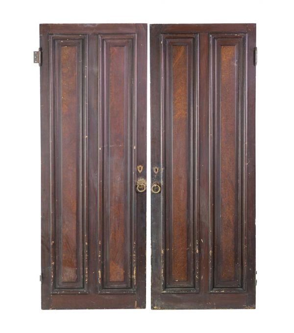 Standard Doors - Reclaimed 2 Pane Pine Passage Double Doors 73 x 54