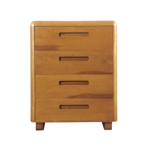 Bedroom - 1940s Paul Goldman 4 Drawer PlyModern Wood Dresser