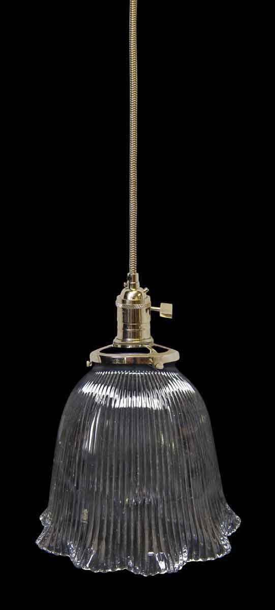 Down Lights - Custom Antique 8.25 in. Holophane Pendant Light