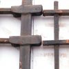 Railings & Posts - Antique Lot of Wrought Iron & Steel Fence with 4 ft. Wide Gate