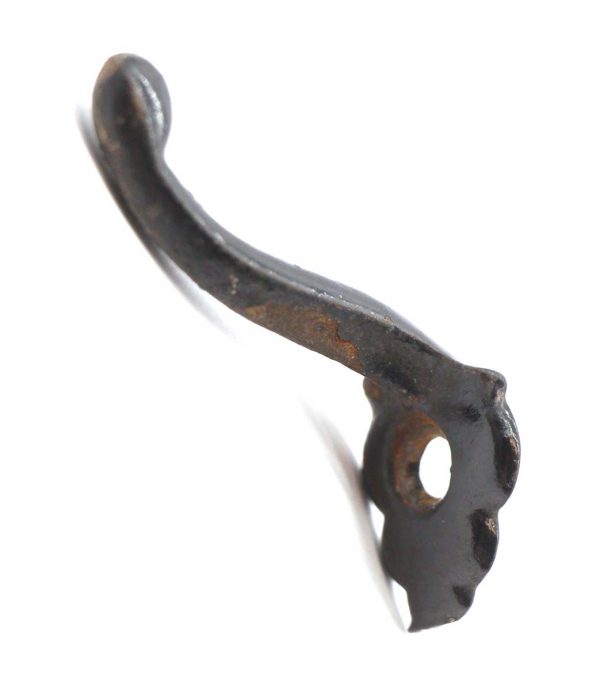 Single Hooks - Antique Petite One Arm Cast Iron Wall Hook