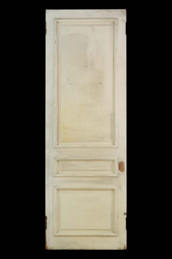 Standard Doors - Antique 3 Pane Pine Swinging Door 89.25 x 33.25