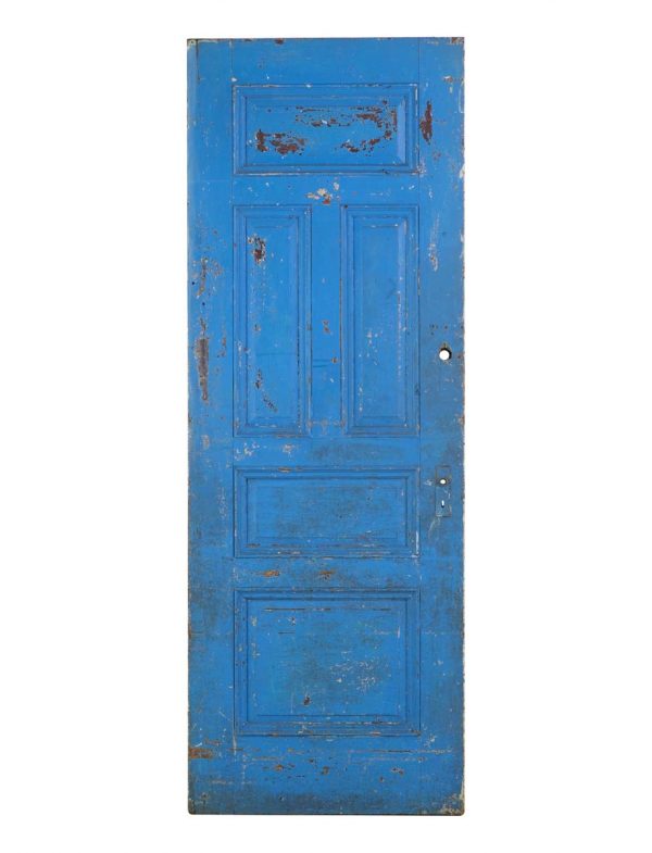 Standard Doors - Antique 5 Pane Pine Painted Privacy Door 83.25 x 29.5