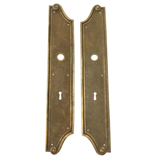 Back Plates - Pair of European Oversized 18 in. Entry Back Plates