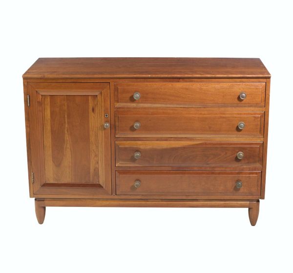 Bedroom - Vintage Mid Century Willett Cherry Wood Cabinet Dresser