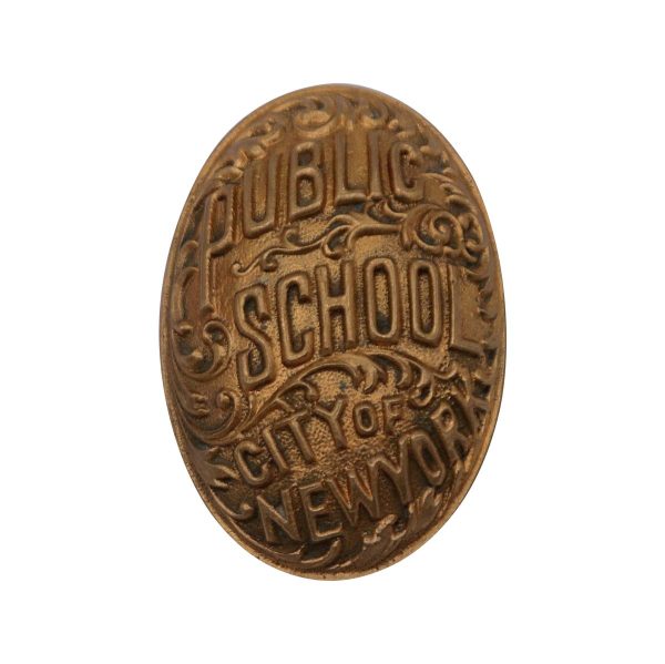 Door Knobs - Original Brass City of New York Public School Doorknob