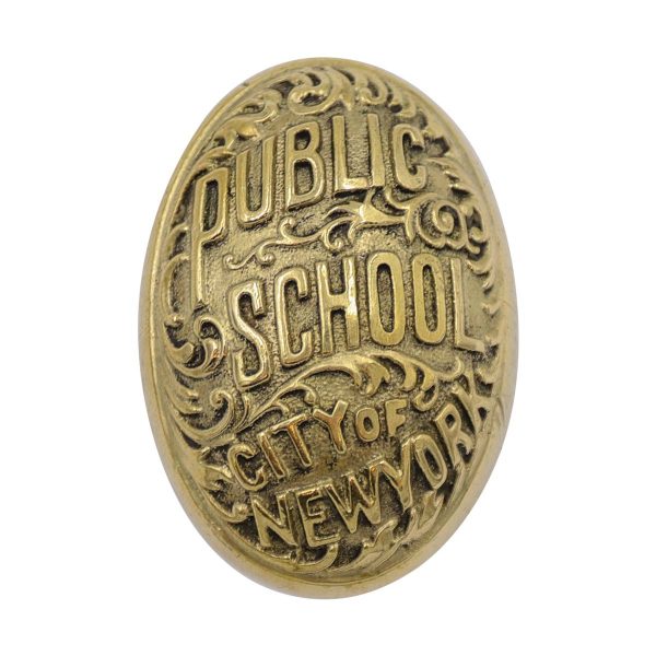 Door Knobs - Original City of New York Public School Brass Door Knob