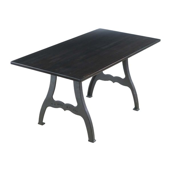 Farm Tables - Handmade 5 ft Industrial Flooring Table Iron NY Legs