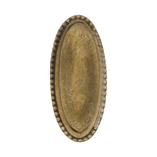 Keyhole Covers - Vintage Bronze Beaded Edge Draft Cover Keyhole Cover