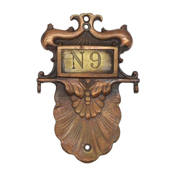 Other Hardware - Reclaimed N9 Bronze Room Plate