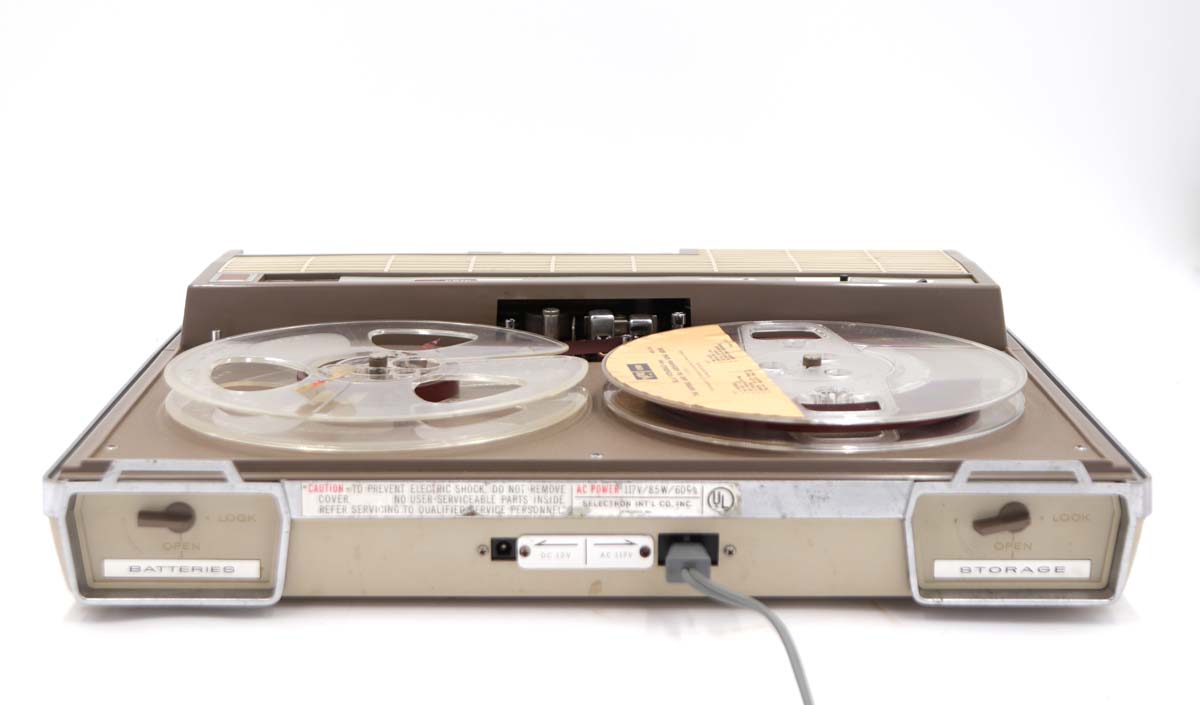 Vintage reel-to-reel tape recorder circa 1967, AIWA brand, made in Japan.  Brandname has been removed from photo Stock Photo - Alamy