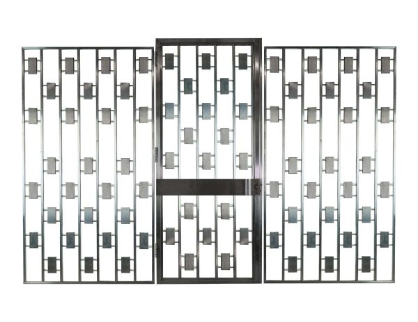 Specialty Doors - Mid Century Modern Steel Bank Vault Dividers with Door