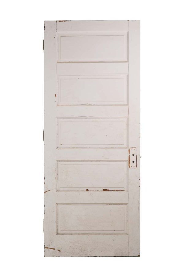 Standard Doors - Antique Wide 5 Pane White Oak Door 82.25 x 33.75