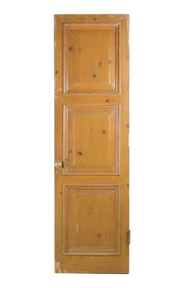 Standard Doors - Vintage 3 Pane Knotty Pine Passage Door 84 x 23.75