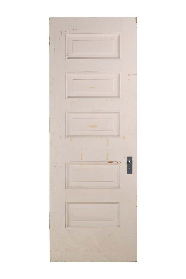Standard Doors - Vintage Painted 5 Pane Solid Pine Passage Door 83.75 x 30