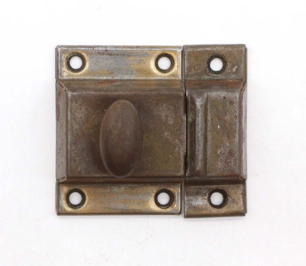 Cabinet & Furniture Latches - Vintage Aged Patina 2.375 Steel Cabinet Latch