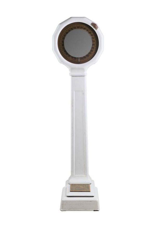 Scales - National Automatic Machines Co. Cast Iron Lollipop Scale with Mirror