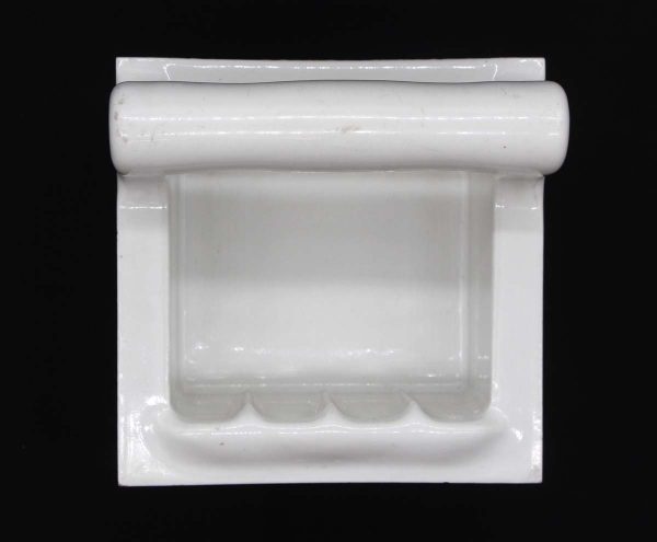 Bathroom - Ceramic Vintage Flush Mount 6 x 6 Bathtub Soap Dish