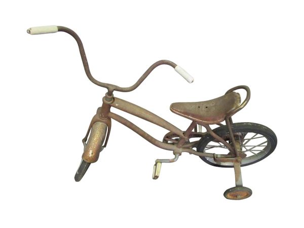 Children's Items - Vintage Children's Banana Seat Bicycle with Training Wheels