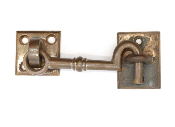 Door Locks - Yale & Towne Bronze Vintage Eye Hook Door Lock