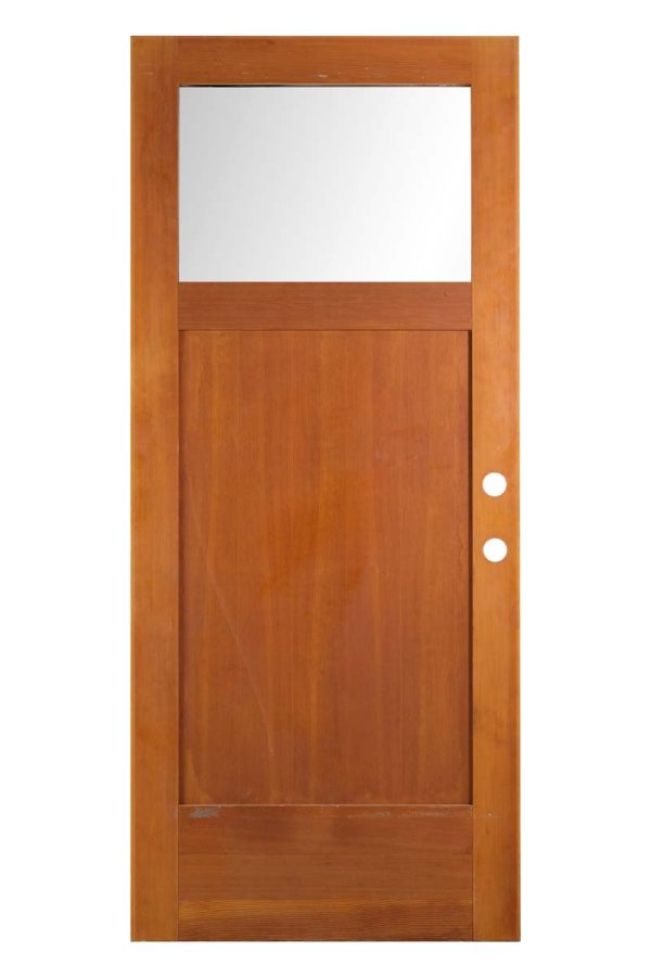 Entry Doors - Olde New 1 Lite 1 Pane Solid Pine Entry Door 83.25 x 35.75