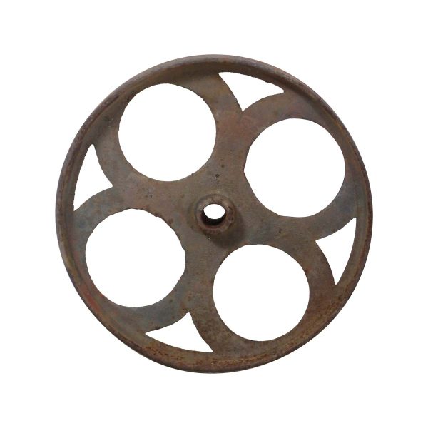 Industrial - Vintage 13.75 in. Round Cast Iron Wheel