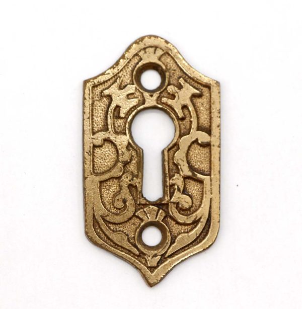 Keyhole Covers - Antique 2 in. Polished Bronze Aesthetic Keyhole Cover