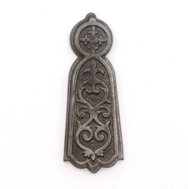 Keyhole Covers - Antique Cast Iron Victorian Keyhole with Draft Cover
