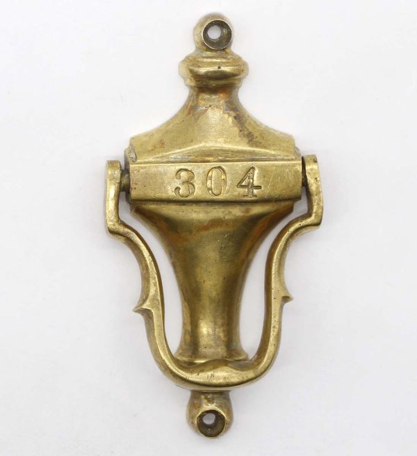 Knockers & Door Bells - Vintage Traditional Petite Brass 304 Door Knocker