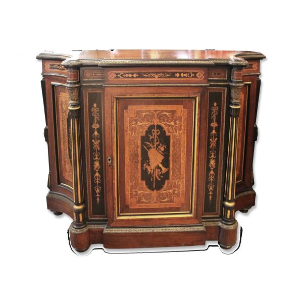 Living Room - Antique Renaissance American Rosewood & Bronze Mounted Credenza