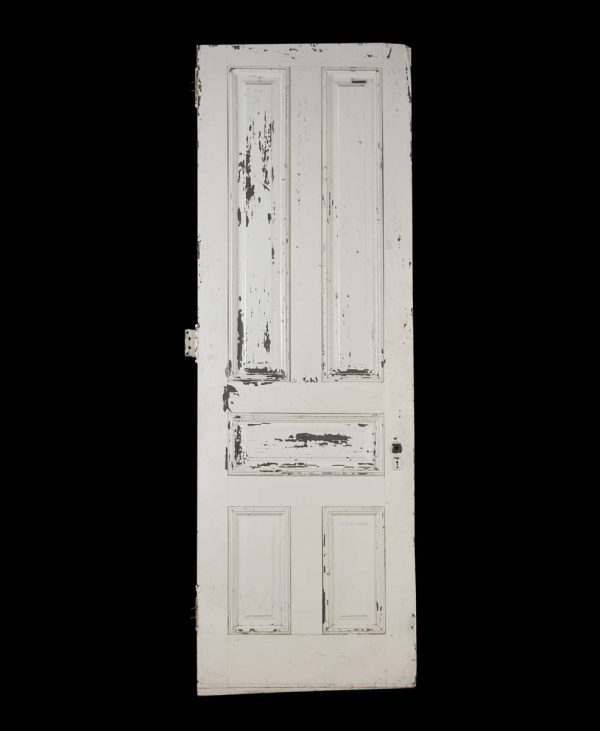 Standard Doors - Antique 5 Pane White Wood Passage Door 95 x 31.875