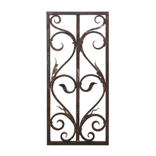 Decorative Metal - Antique Wrought Iron Vertical Panel