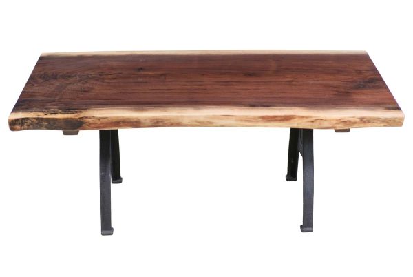 Farm Tables - Handmade 4 ft Live Edge Walnut NY Legs Coffee Table