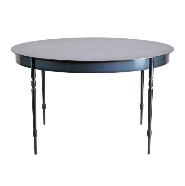 Kitchen & Dining - Contemporary Gregor Jenkin Studio Round Steel Dining Table