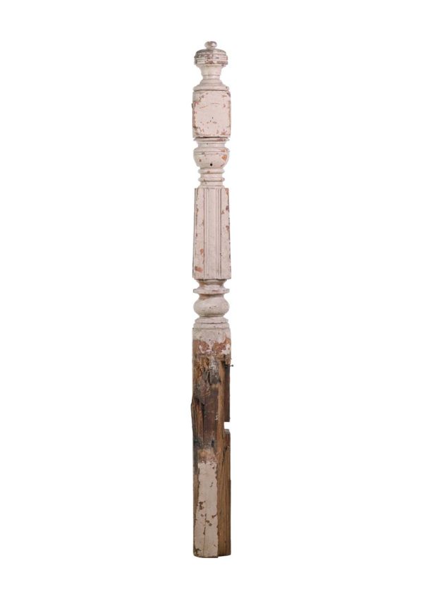 Staircase Elements - Antique 64.75 in. Pine Railing Newel Post