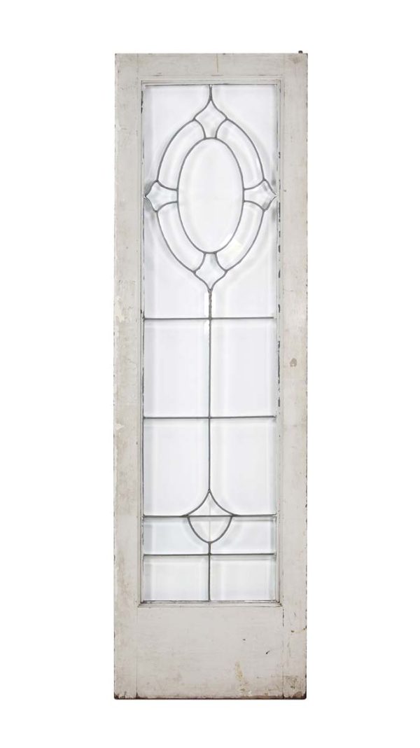 Standard Doors - Vintage Leaded Glass Wood Beveled Glass Door 84 x 24