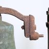 Horns & Propellers - Antique Meneely's West 1855 Bronze Church Bell with Iron Base