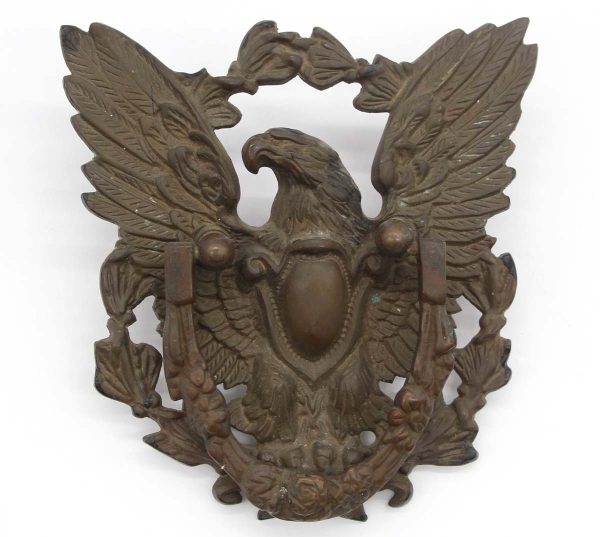 Knockers & Door Bells - Bronze Antique Foliate Eagle Door Knocker