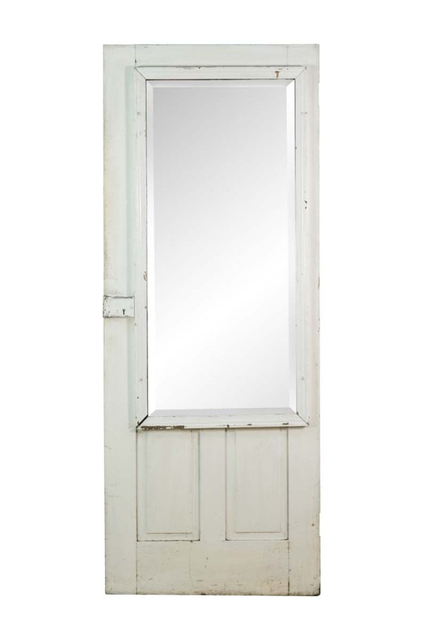 Standard Doors - Vintage Oak Beveled Mirror Lite 2 Pane Closet Door 65.25 x 25.75