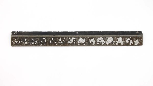 Tools - Distressed Antique 12 in. Cast Aluminum Angle Mount Ruler